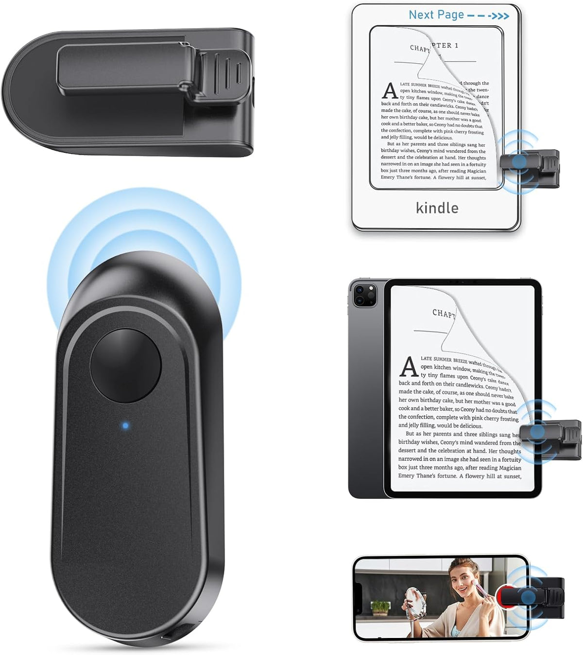 Remote Control Page Turner for Kindle Ebook Readers G331