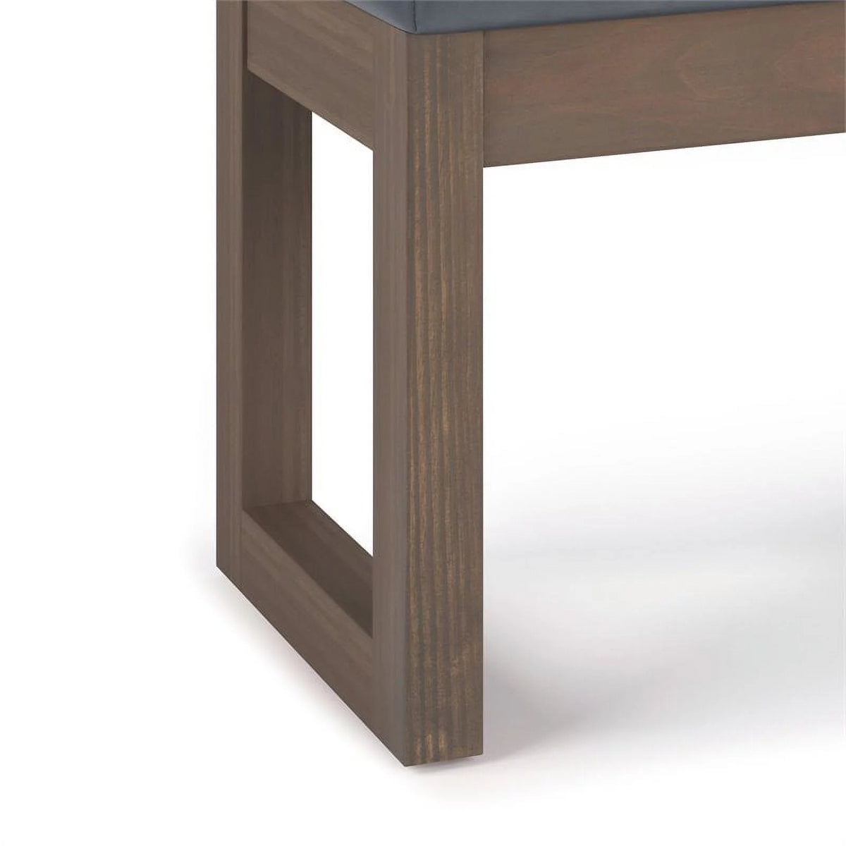 26" Wide Faux Leather Entryway Bench Q29069