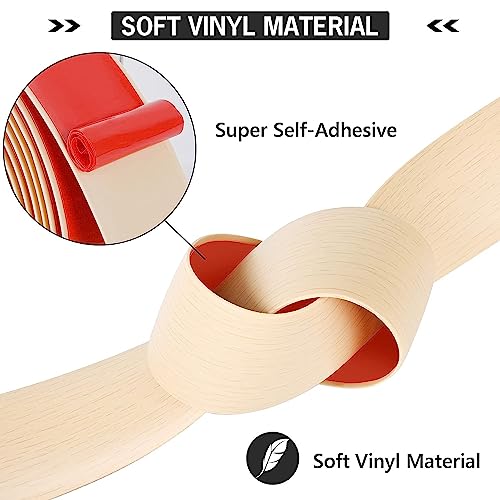 16.4Ft Self Adhesive Vinyl Floor Transition Strip Light Brown O318751