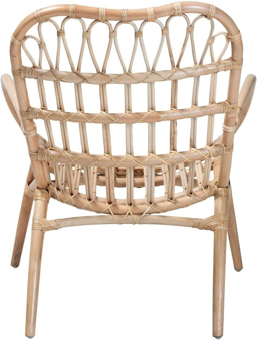 Natural Brown Rattan Arm Chair M750600