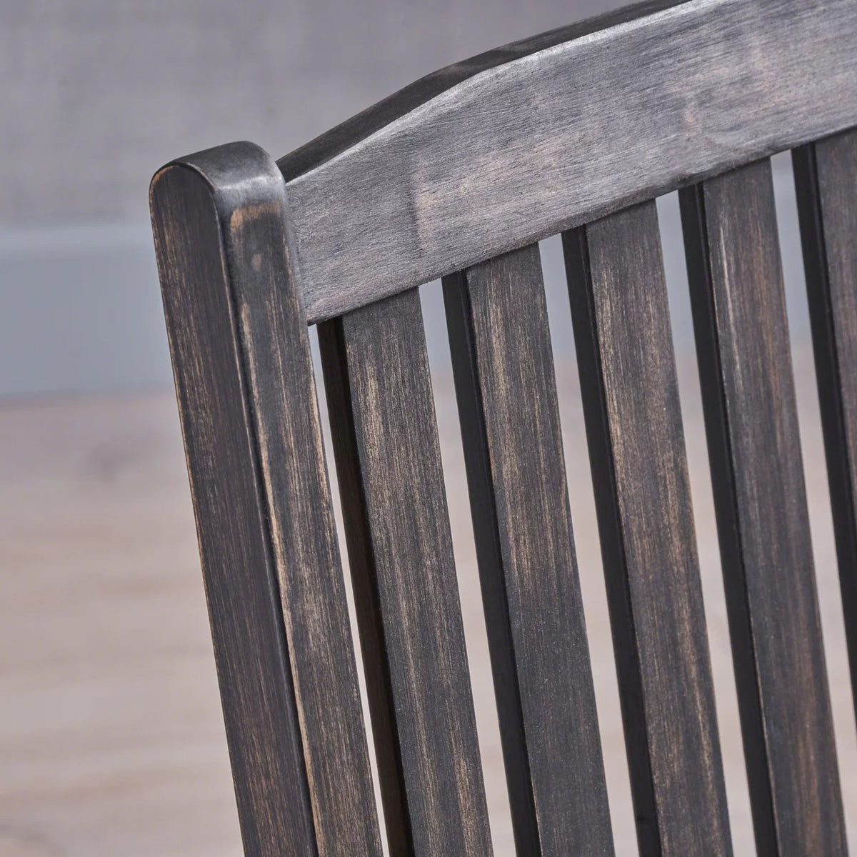 Acacia Wood Rocking Loveseat I111
