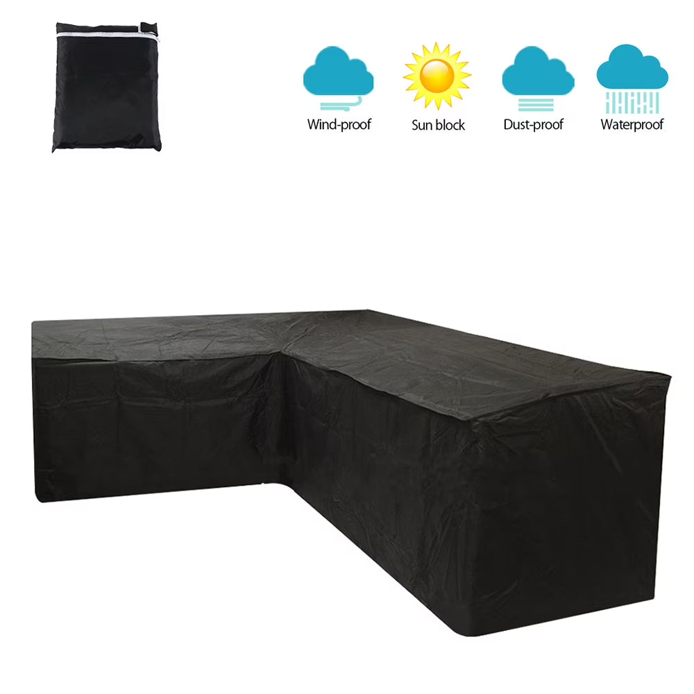 Patio Waterproof Outdoor Furniture Sofa Protector With Storage Bag D151463