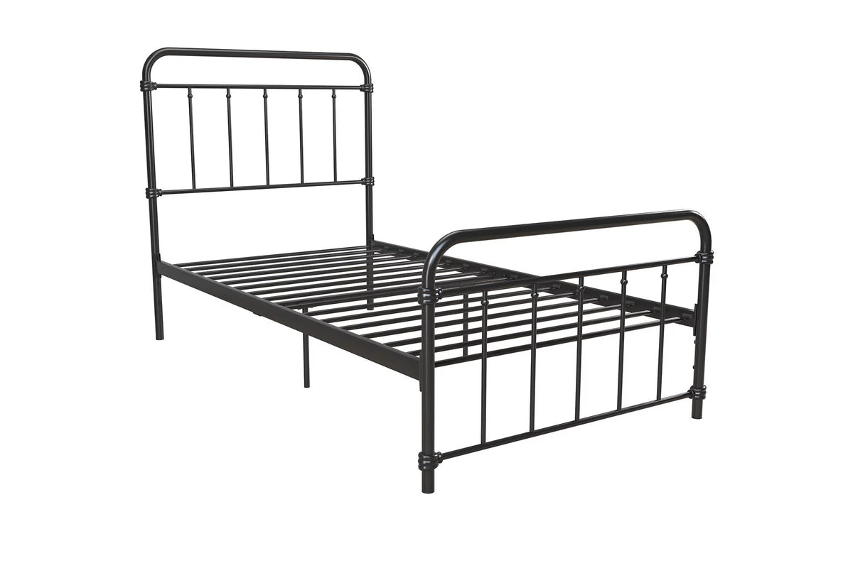 Black Twin Metal Platform Bed Frame X98107