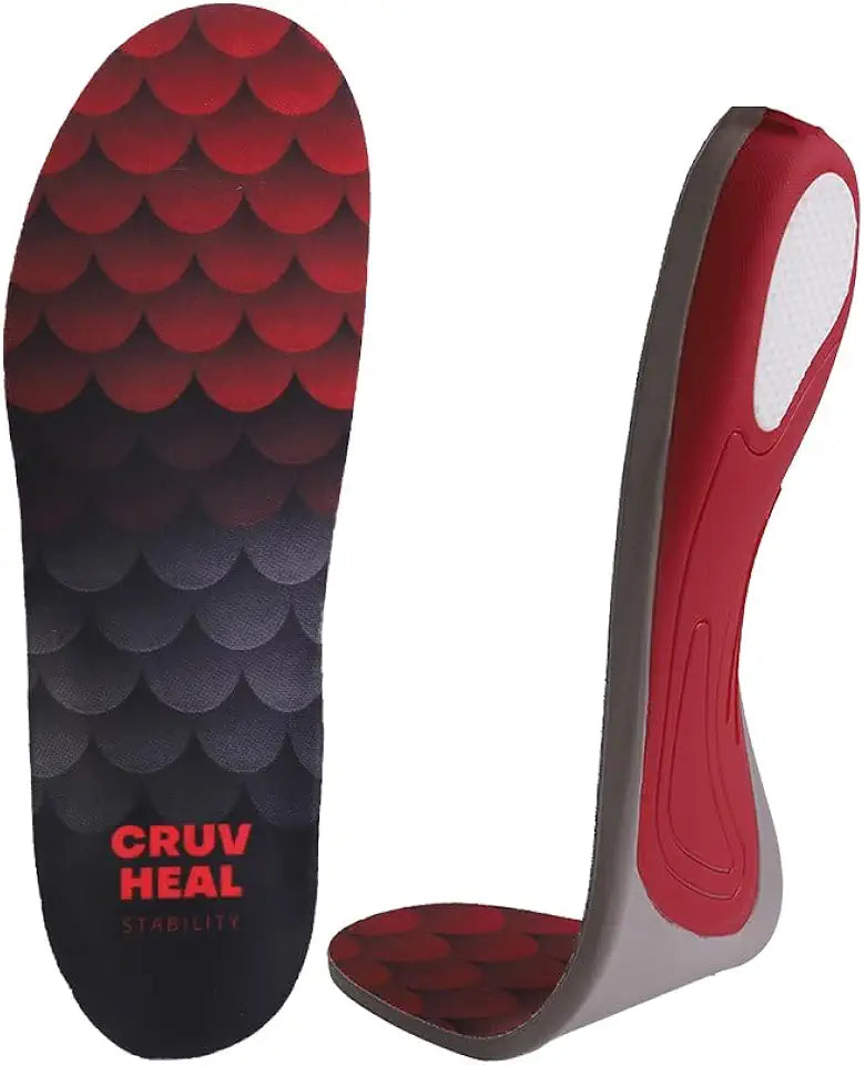 Burgundy Orthotic Insoles for Work Boots D446