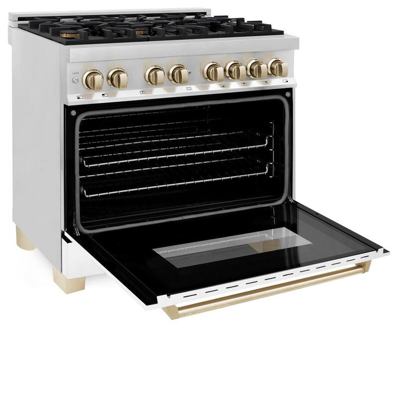 36 in. 6 Burner Dual Fuel Range in Stainless Steel U19160