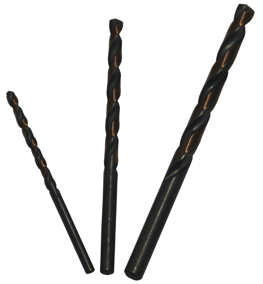 29 Piece High Speed Steel Drill Bit Set with Black and Gold Finish X951553