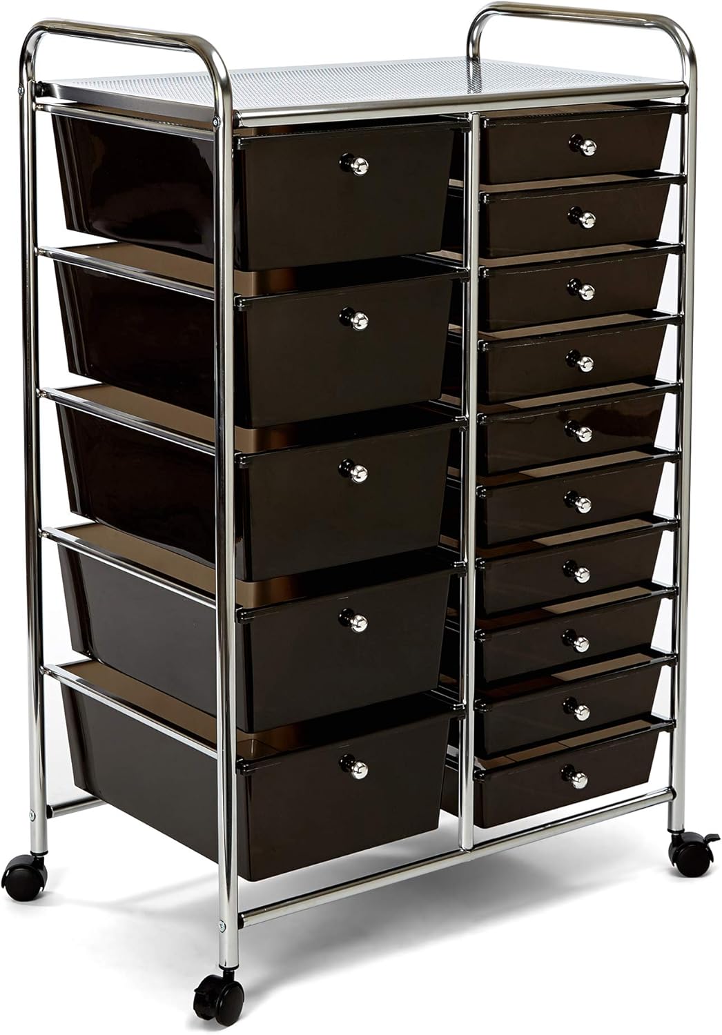 White 10-Drawer Rolling Storage Cart V508