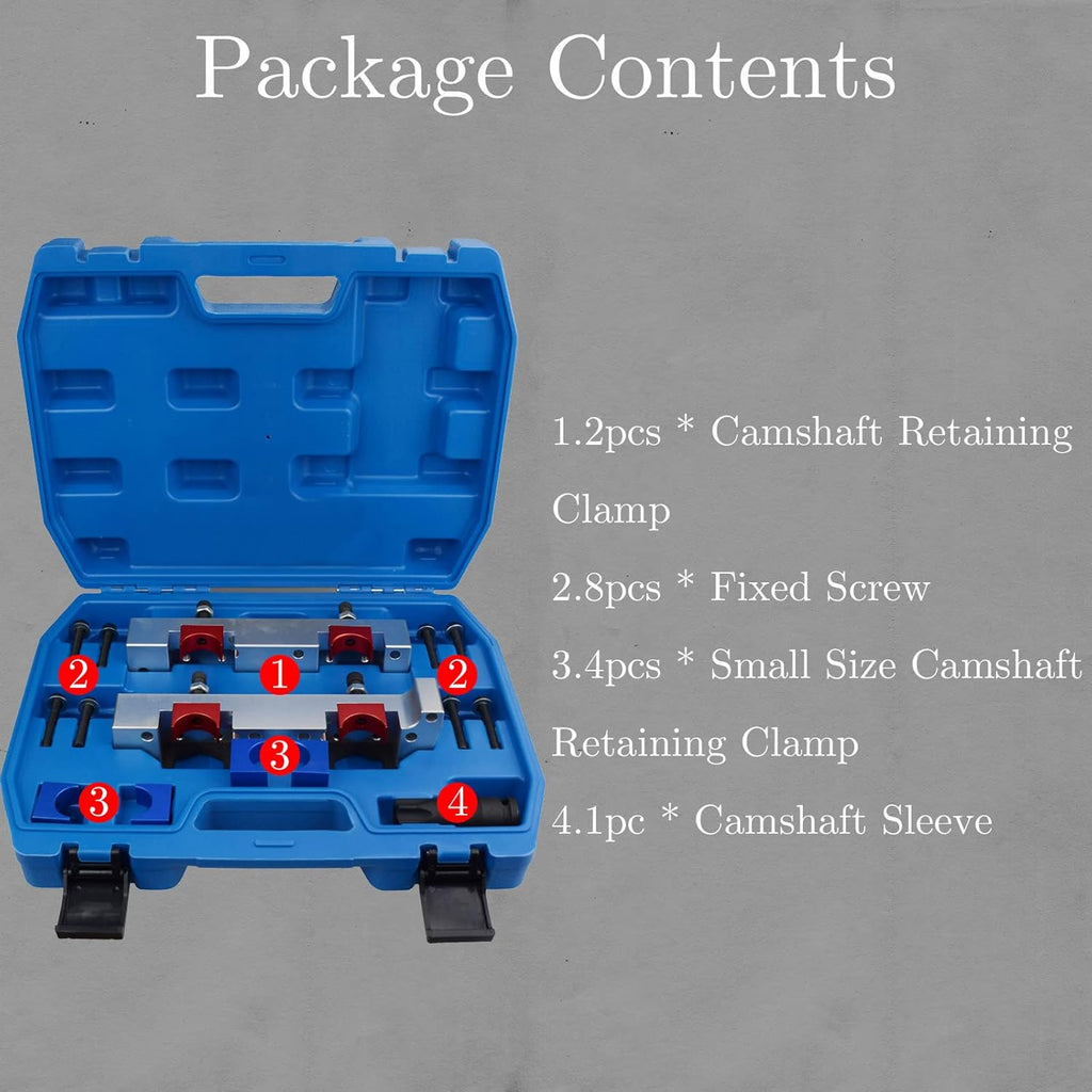 Camshaft Locking Alignment Timing Tool Kit 15-Piece W3630