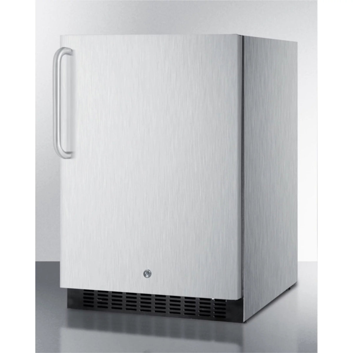 Outdoor Built-In Refrigerator with Lock and Stainless Steel Exterior P1689