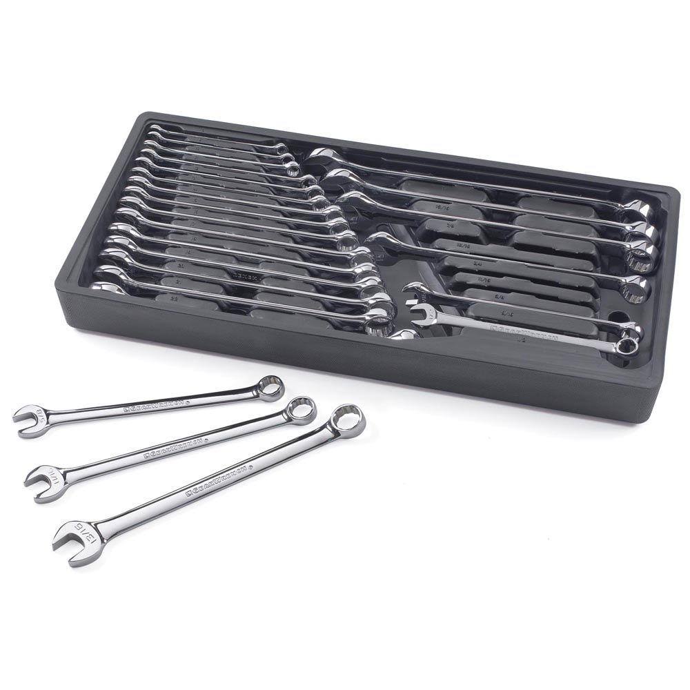 24-Piece Combination SAE and Metric Wrench Set V53341
