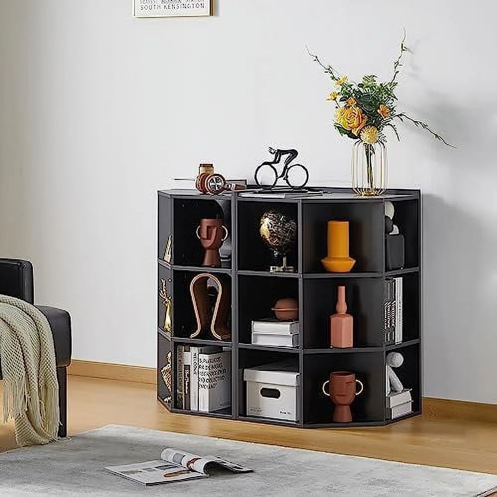 Wooden Corner Cabinet with USB and Outlets V70424