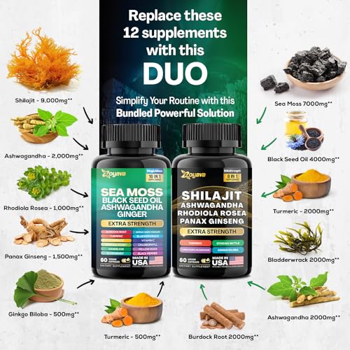 Sea Moss and Shilajit Bundle (2 Pack) C75669