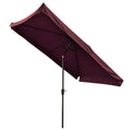 10 Ft 3 Tier Patio Umbrella with Crank Handle R406913