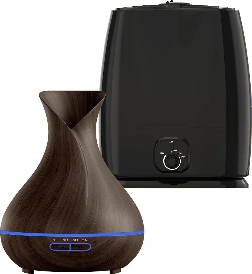 Black Humidifier & Essential Oil Diffuser S639537