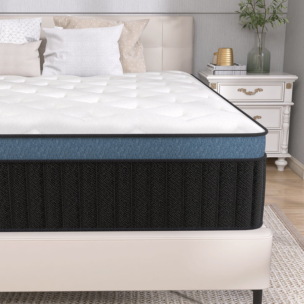 Queen 12 inch Hybrid Mattress D4073