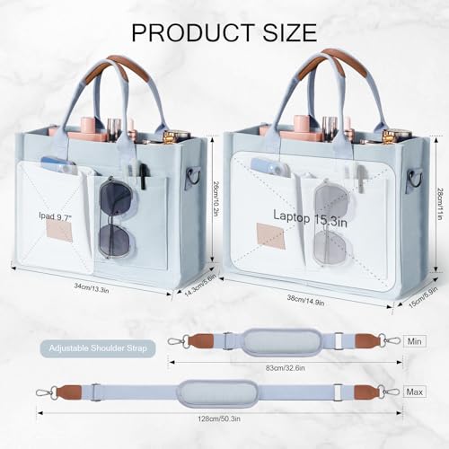 Canvas Tote Bags with Pockets G812