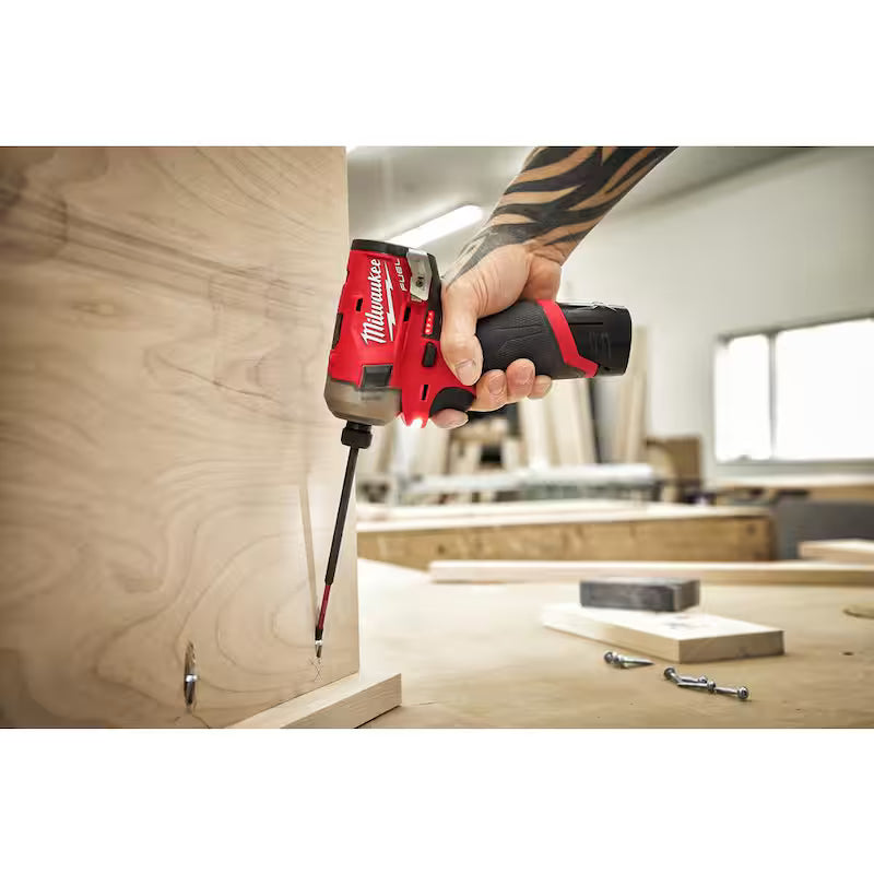 12V Brushless Cordless 4-in-1 Drill Driver & Impact Driver Combo Kit N72759