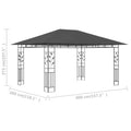 Canopy Patio Net 13.1'x9.8'x9' Mosquito Net with Sun Canopy Party Tent L31668