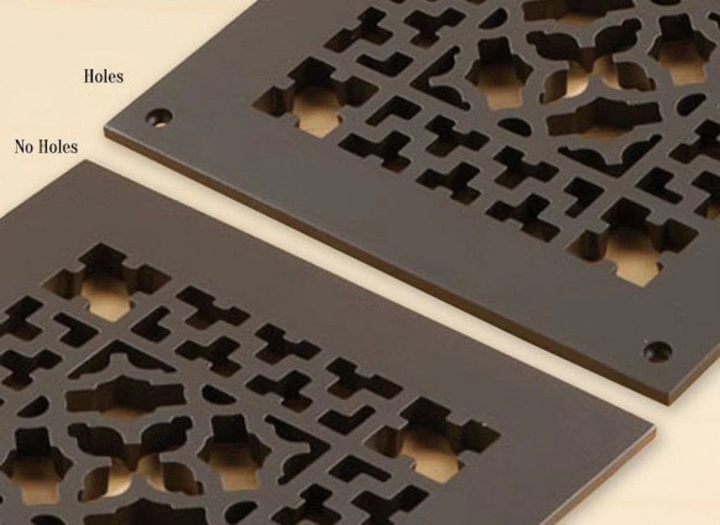 4" X 12" Grey Floor Grille W84560