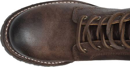 Dark Brown Lace Up Boots, Size 7.5 A108229