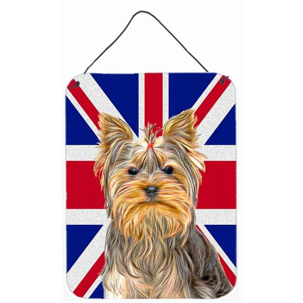 Yorkie & Yorkshire Terrier Aluminium Metal Wall or Door Hanging Prints J819