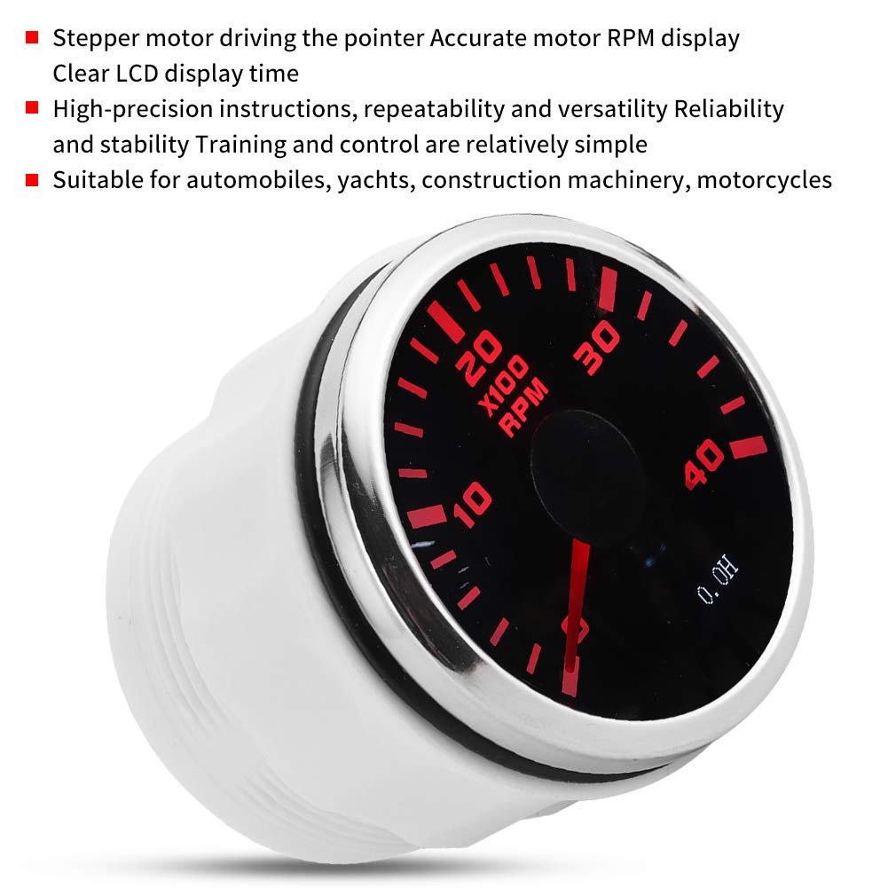 52mm LCD Digital Tachometer Gauge W161982