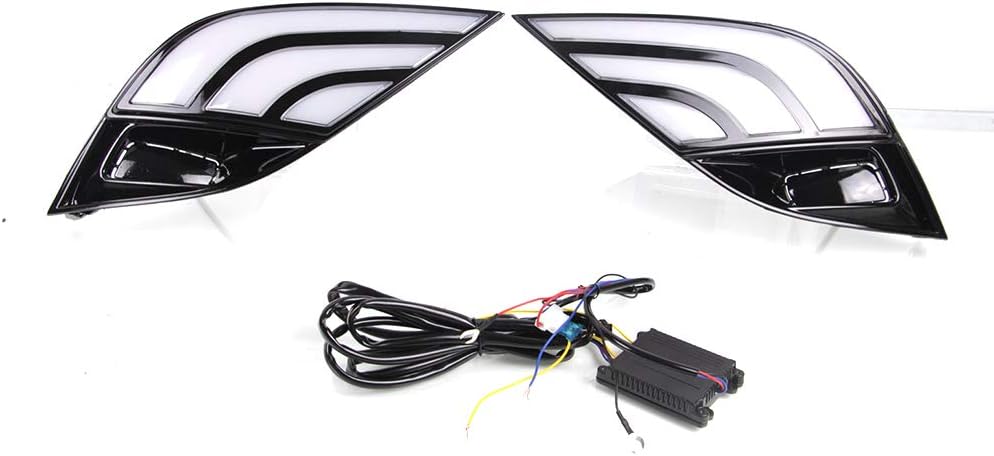 Super Bright LED Daytime Running Light Three-Color DRL 1 Pair C93863