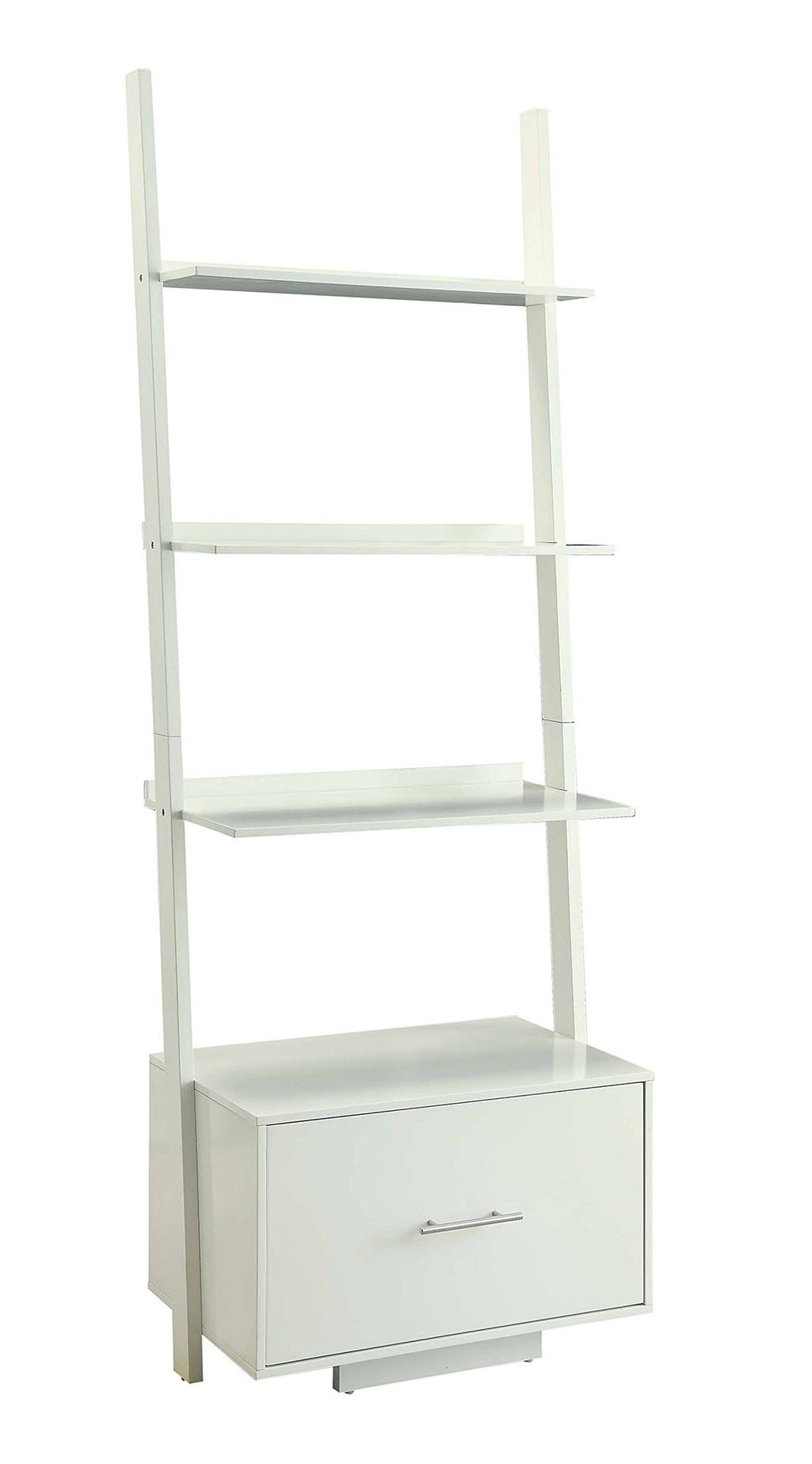 Ladder Bookcase with File Drawer K40751