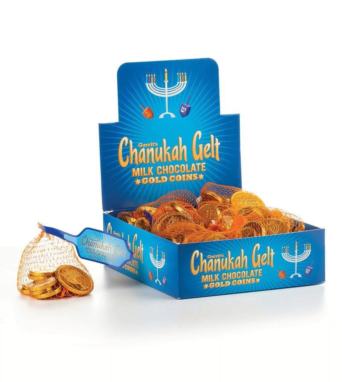 1.5 oz Milk Chocolate Gelt M1813