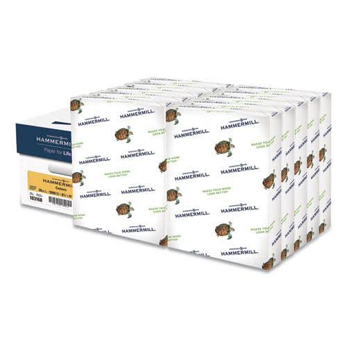 Recycled Colored Paper 20lb 8-1/2 x 11 Goldenrod 500 Sheets/Ream K950