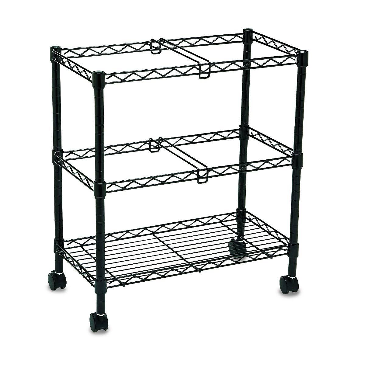 Black Mobile File Cabinet O21754