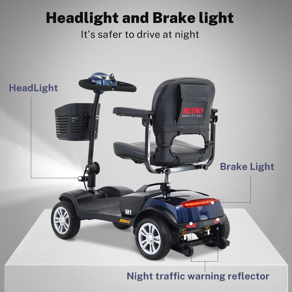 Blue 4 Wheel Mobility Scooter Z3368