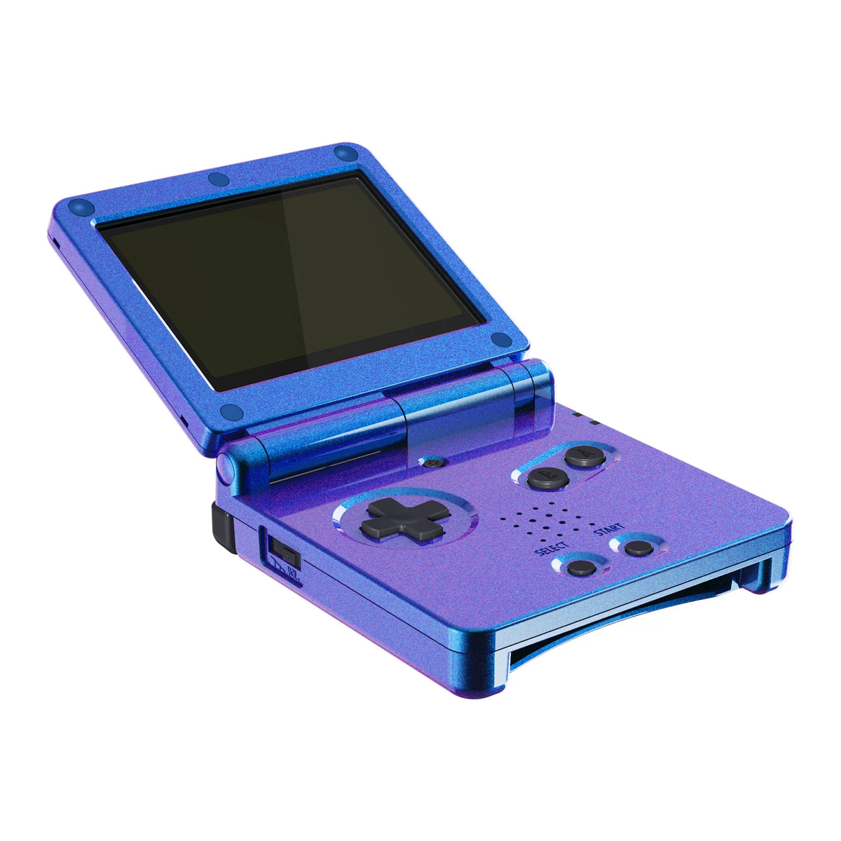 Chameleon Purple Blue Glossy Replacement Housing Shell for Gameboy Advance SP G478