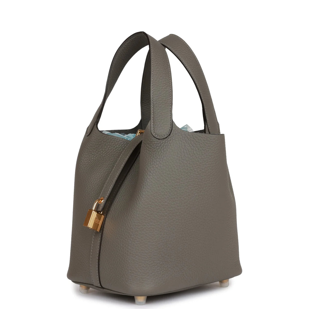 18 Clemence Leather Bucket Bag Q3048