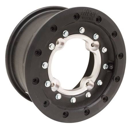 10x5 4.0 + 1.0 Black Beadlock Wheel P112296