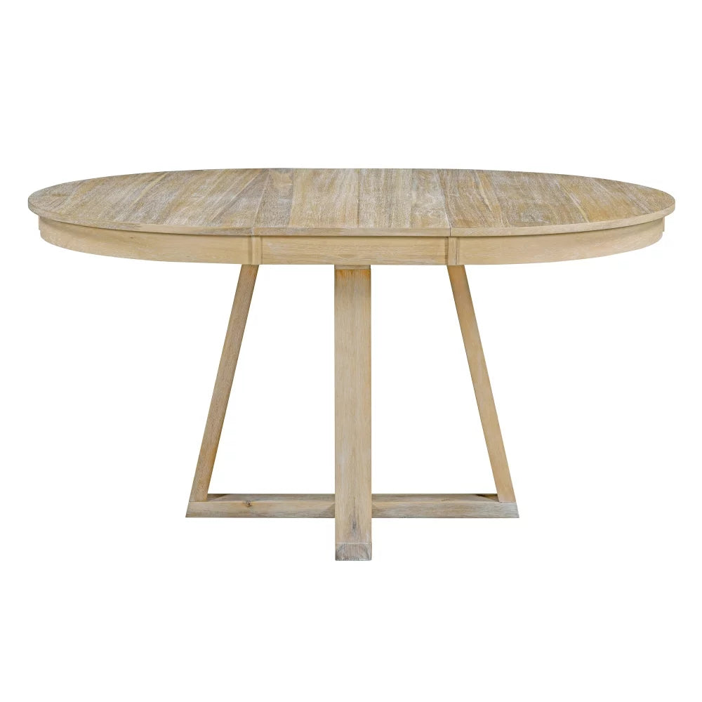 5-Piece Round Dining Set with 4 Upholstered Chairs A848