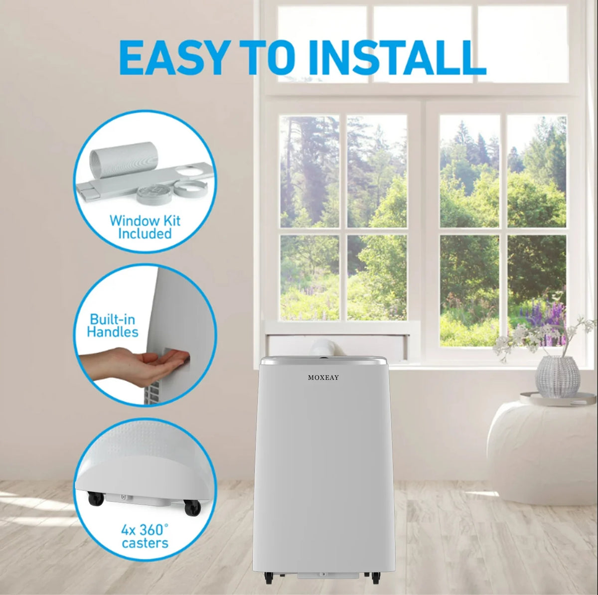 15000 BTU Portable Air Conditioner with Wifi and Remote Control B17303