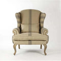 Blue Stripe Club Chair K231675