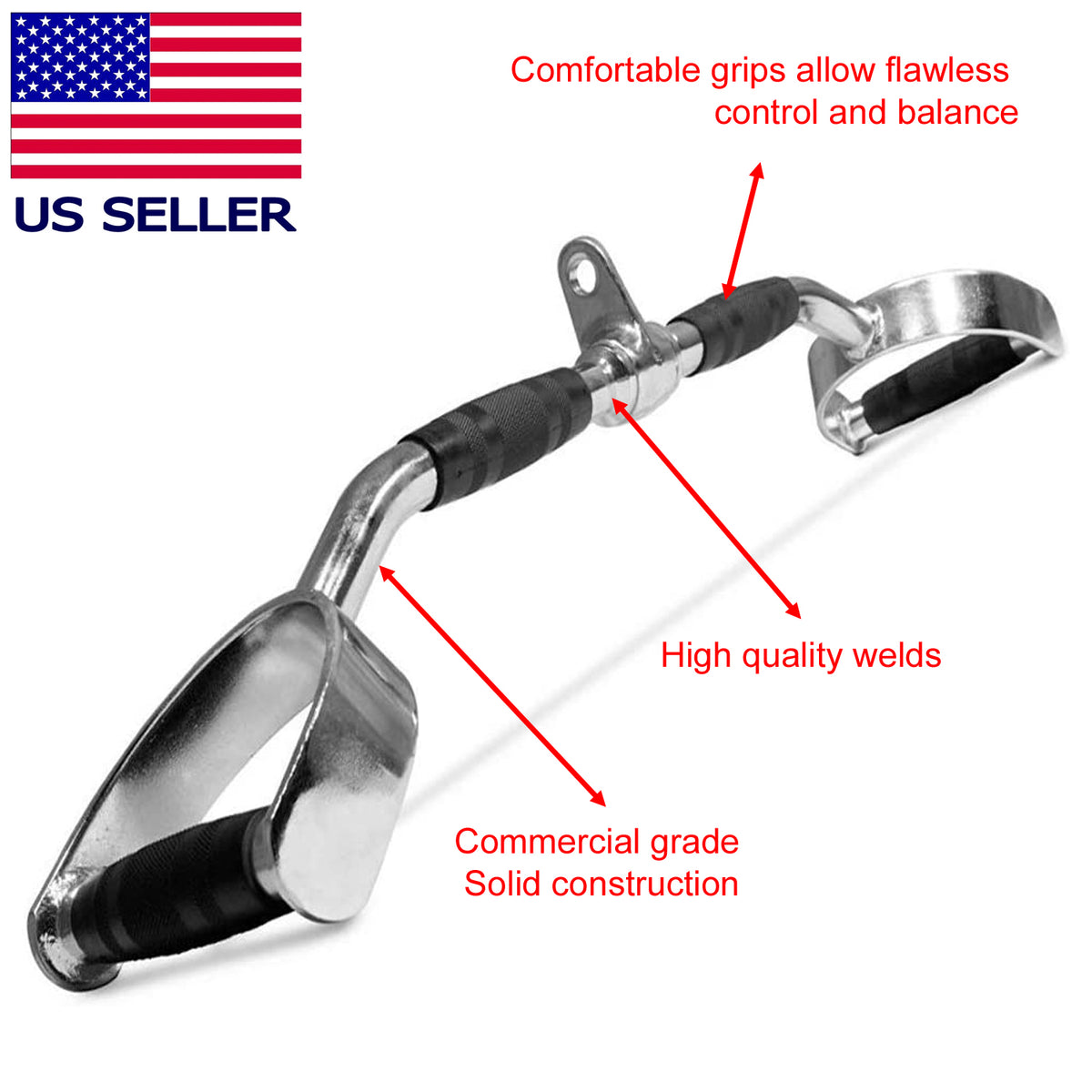 Chrome 28 inch LAT Bar Handle S2388