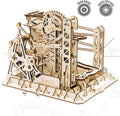3D Wooden Puzzle Mechanical Gears Marble Run Model Kit G35257