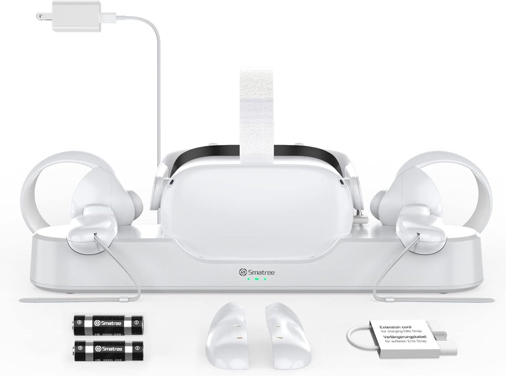 Oculus Quest 2 Charging Dock with 2 Rechargeable Batteries A923