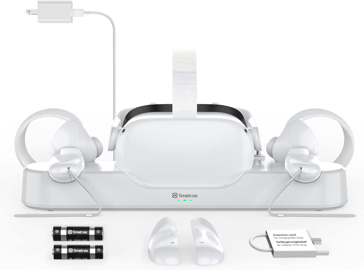 Oculus Quest 2 Charging Dock with 2 Rechargeable Batteries A923
