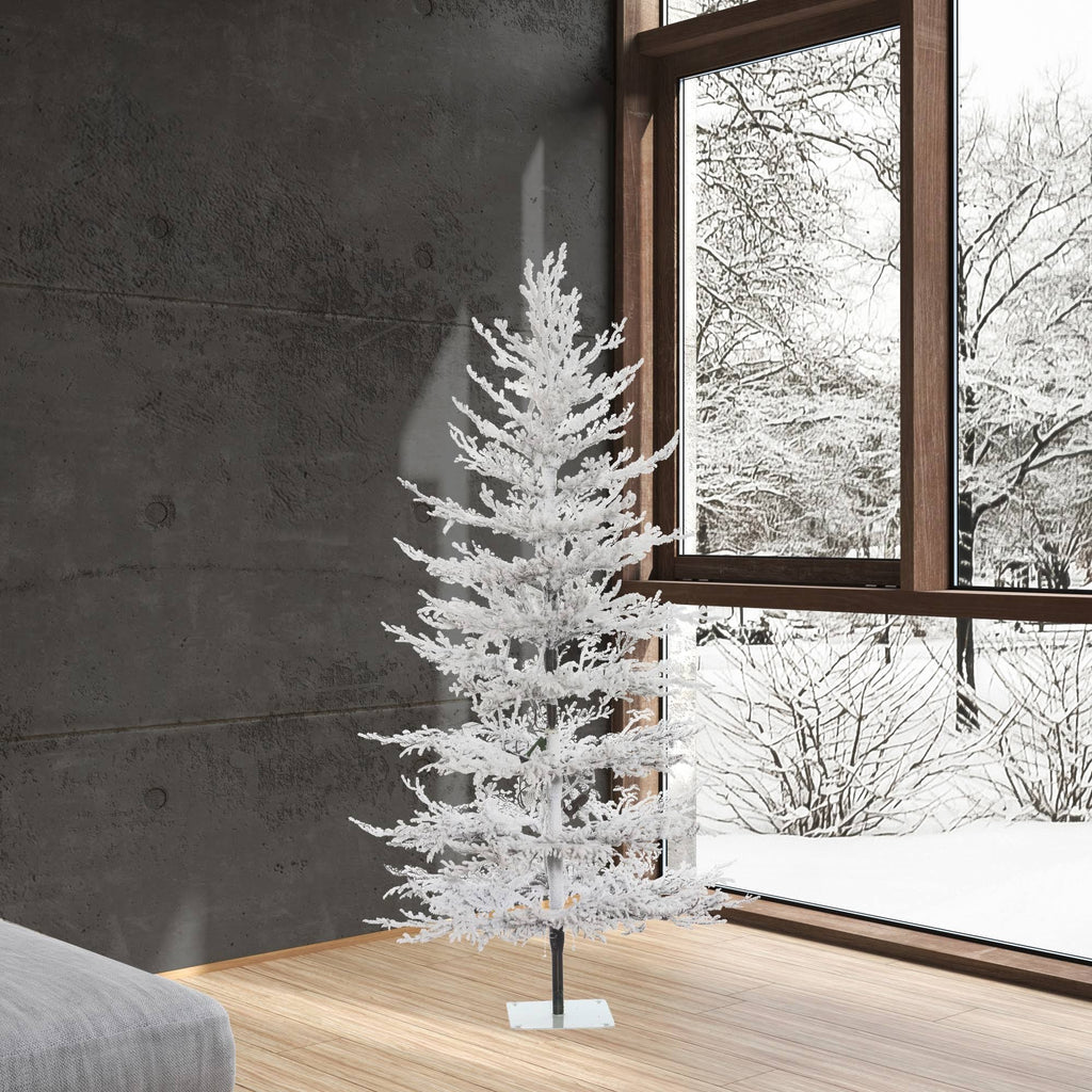 Flocked Winter Twig Pine C536