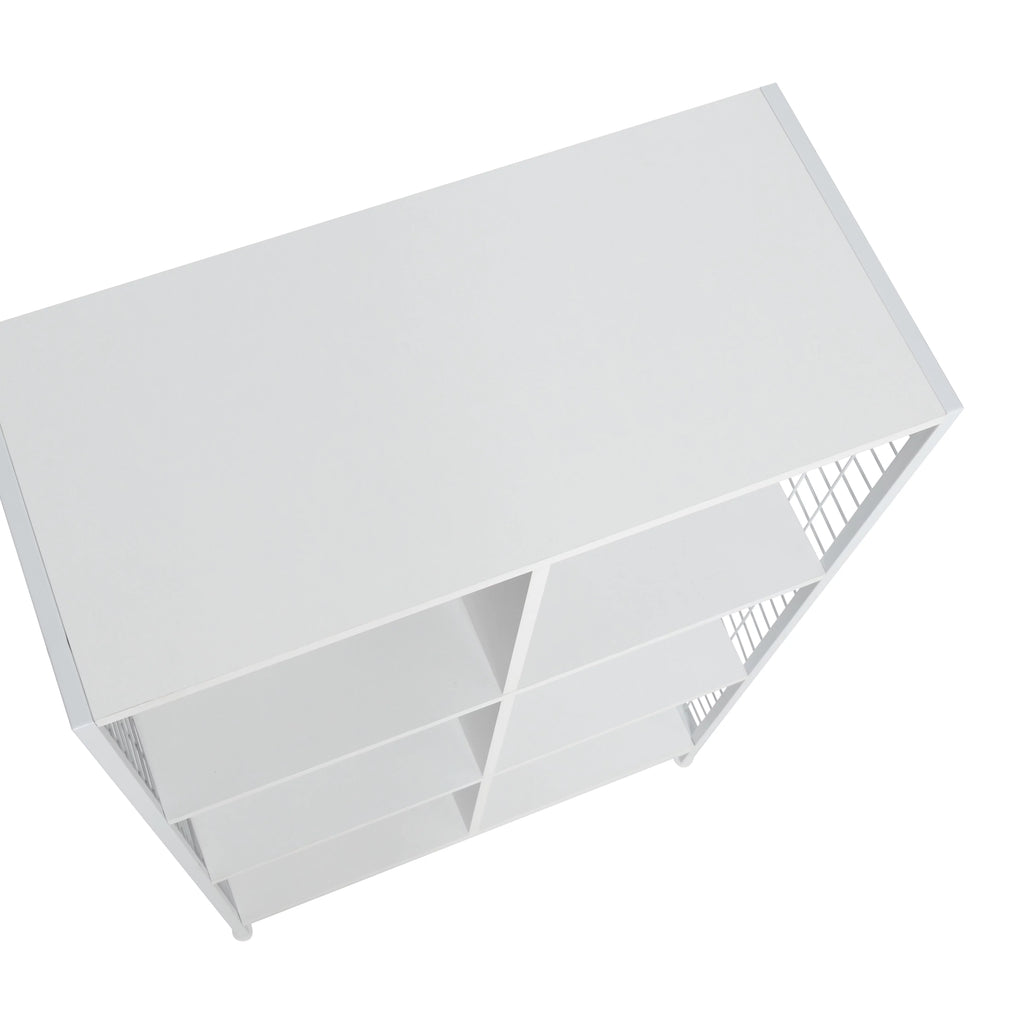 6 Cube White Storage Wall Unit B601312