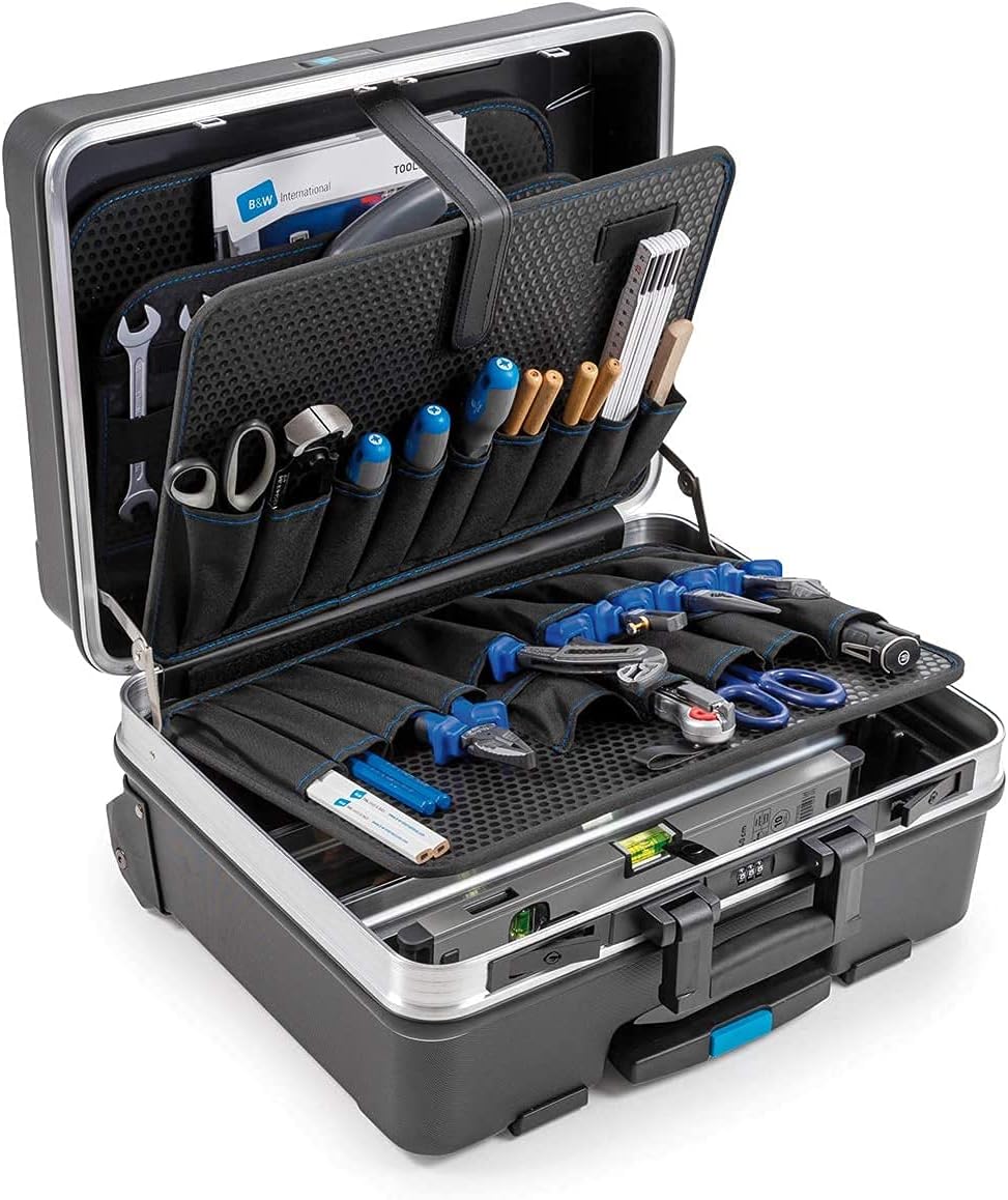 Black Portable Wheeled Tool Case E57259