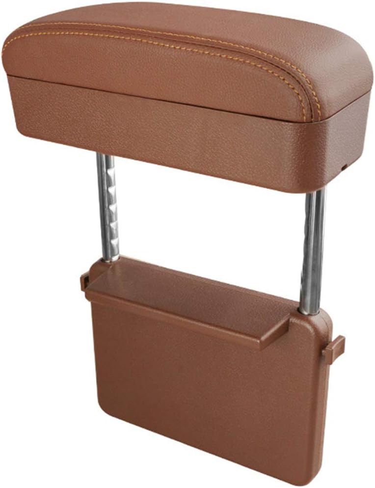 Armrest Cushion Box Protector for Universal Auto Car Center Console Armrest Extender Elbow Forearm Wrist Rest Support Adjustable Height Comfort Pads with Black Line Z16659
