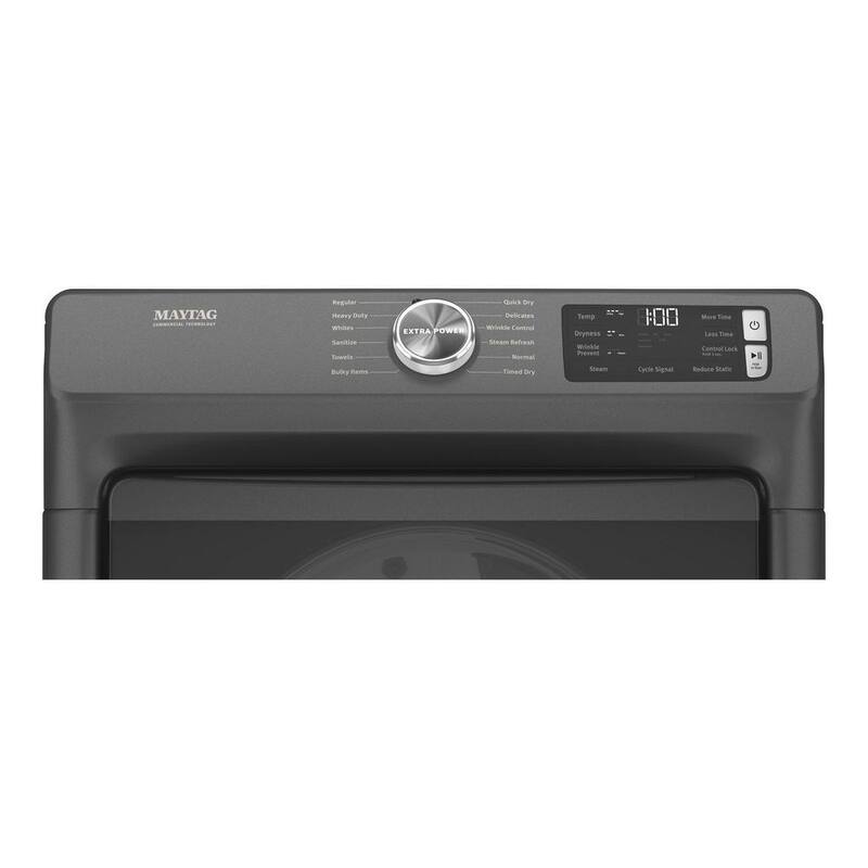 Vented Gas Dryer in Volcano Black Z7406