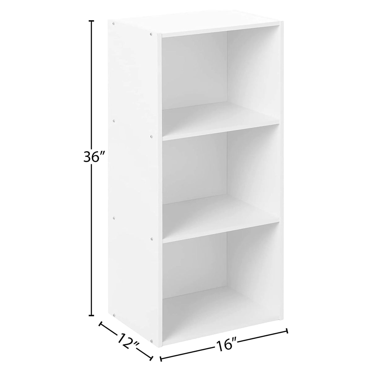White 3-Shelf Bookcase K162488