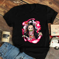 Black XXL Printed Short Sleeve T-Shirt B937