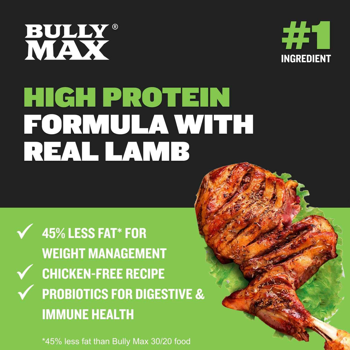 High Protein Low Fat Chicken-Free Lamb Flavor Dog Food F4196
